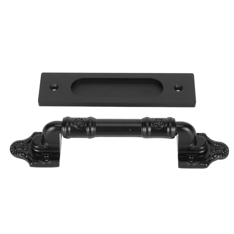 Sliding Barn Door Handle Set, Heavy Duty Pull and Flush