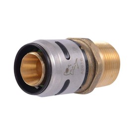 SharkBite 1/2 Inch EvoPEX Male Adapter, Pack of 2, Push to Connect Plumbing Fitting, PEX, K120Z2