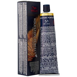 Wella Professionals Koleston Perfect Me+ Rich Naturals Permanent Hair Colour Number 5/1 Light Brown Ash - 60ml