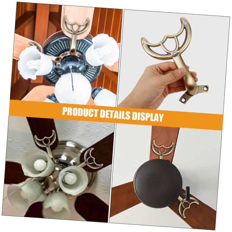KONTONTY 2pcs Ceiling Fan Blade Holder Heavy Duty Support Arm