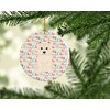 Caroline's Treasures WDK1585CO1 Merry Christmas Westie Ceramic Ornament, 3 in,