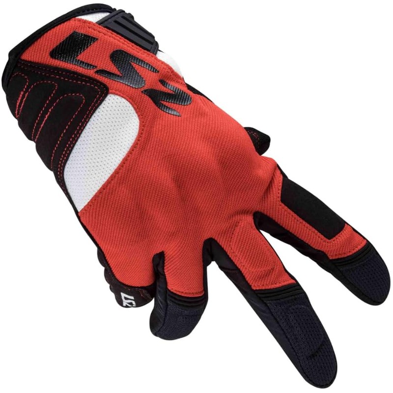 LS2 Guantes de Motociclista Vel Silva Textil, Táctiles, con Protectores