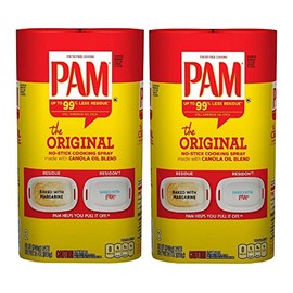 Pam Canola Spray - 12 Ounce Cans (Pack of 2-2 Count Sets, 4 Cans Total)