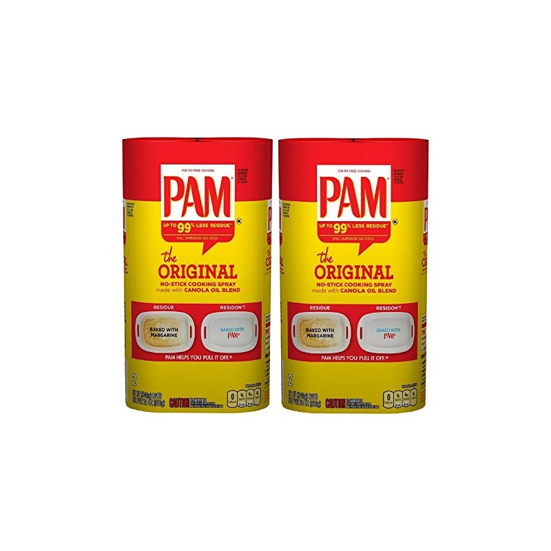 Pam Canola Spray - 12 Ounce Cans (Pack of 2-2