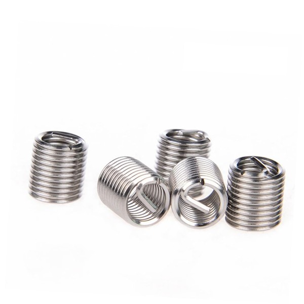 BUGUUYO 60pcs Thread Inserts Kit Helicoil Thread Repair Tool for