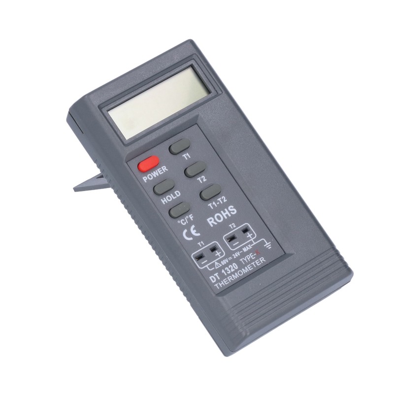 DT1320 Digital Thermometer 200℃~1370℃ Measuring Range LCD Display Temperature Meter