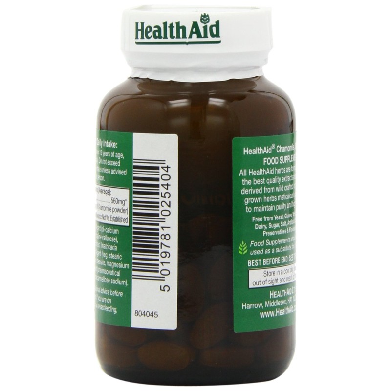 HealthAid Chamomile 2240mg 60 Vegetarian Tablets