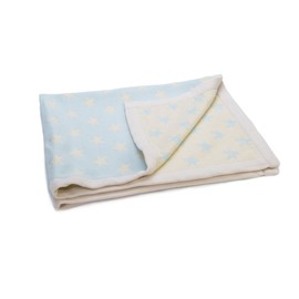 Ragtales Mimmo Star Blanket (Blue/Cream)