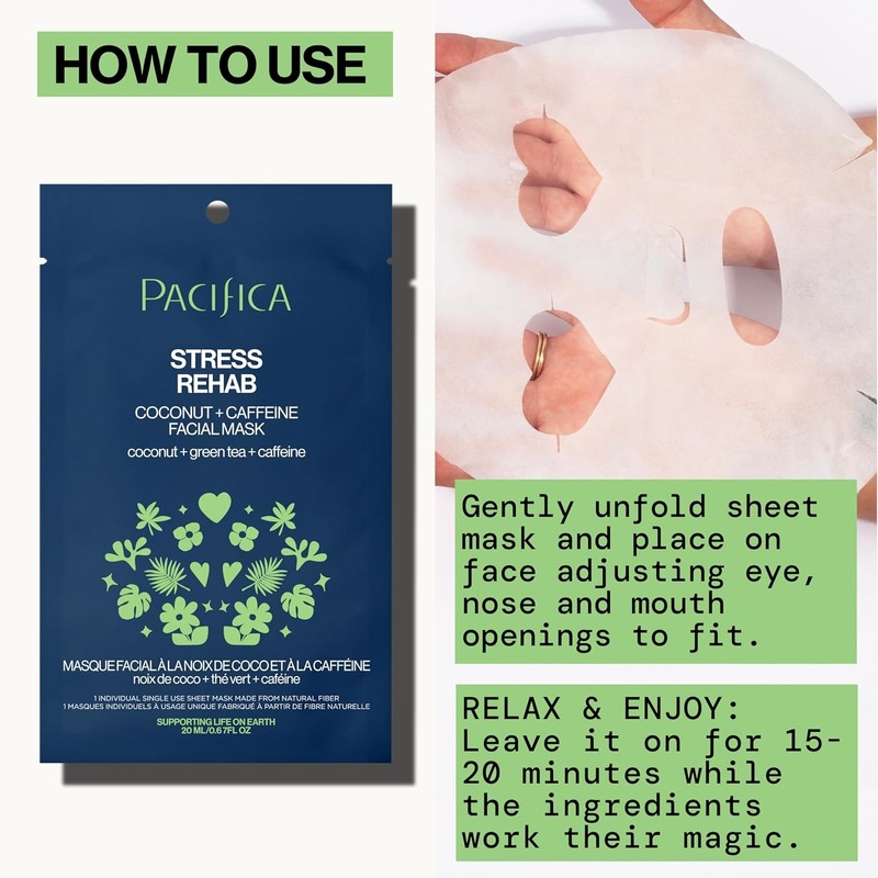 Pacifica Sheet Mask for Face Style / 얼굴용 퍼시피카 시트
