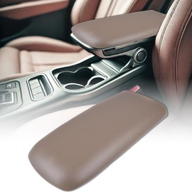 G-PLUS Center Console Lid Cover Compatible with Ford Explorer Mountaineer 1997-2001/ Fit Ford Sport Trac 2001-2002 Beige Armrest Lids 1L2Z9806024AAA, 1L2Z9806024AAB, 1L2Z9806024AAE