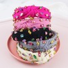 Brihasory Sparkle Rhinestone Knotted Headbands for Women and Girls Crystal