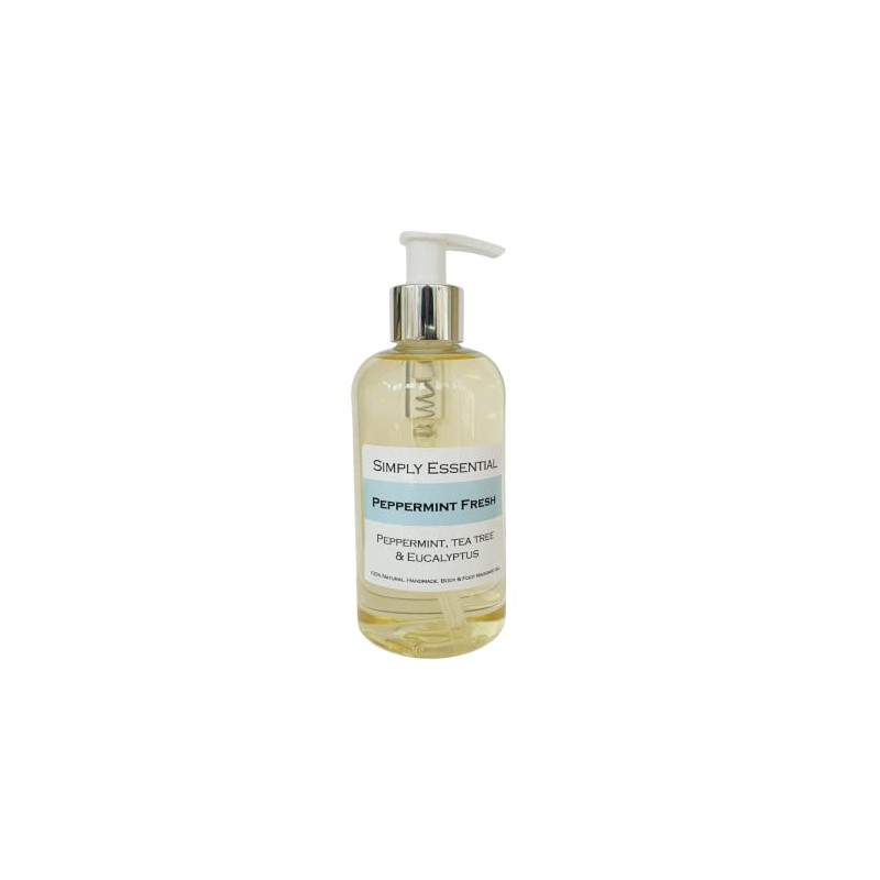 Simply Essential Peppermint Fresh Massage & Foot Oil with Peppermint,