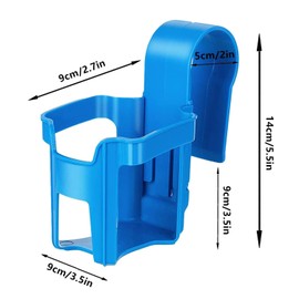 Pack of 3 Pool Drink Holders, Blue Drink Holder, Pool Edge, Drink Holder, No Spill, Plastic, Multifunctional Pool Accessories, for Pools