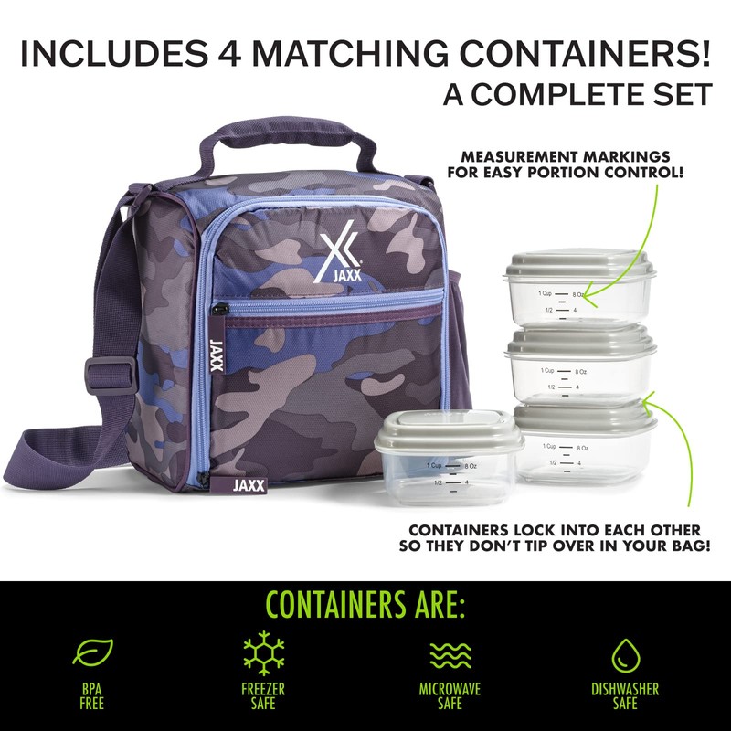 Fit & Fresh JAXX Meal Prep Lunch Box With Container