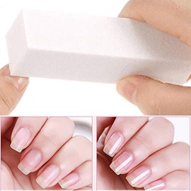 Yicare 10 Stück Polierblock, Weiß, Nagelfeile, Schwamm, Nagelfeile, Nagelfeile, Nagelfeile, Nagelfeile, Nagelfeile, Werkzeug