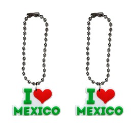 Mexico Love Badge Reel ID Holder Accent Chain Badge Clip Yazzle Dazzle Set of 2 Nurse Doctor