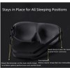 ALASKA BEAR Sleep Mask 2 Straps, Deep Concave Molded Foam