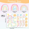 Glow in The Dark Rainbow Wall Sticker Glowing Rainbow Wall