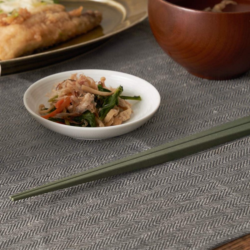+d UKI HASHI d-364-RD Light Crimson Raised Tip Chopsticks Ukihashi