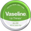 Vaseline Therapy Lip Balm, Aloe Vera 0.6 oz (Pack of