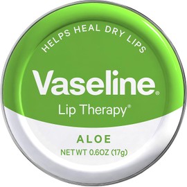 Vaseline Therapy Lip Balm, Aloe Vera 0.6 oz (Pack of 3)