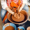 Deouss 5 lbs Low Fire Pottery Clay for Sculpting, Beginners,
