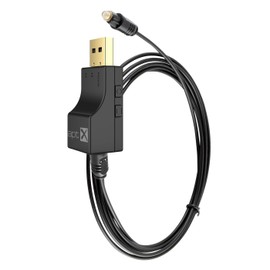 eppfun USB Bluetooth 5.2 APTX-Adaptive Transmitter for TVs, Low Latency, Connects 2 Devices Simultaneously, Stable Connection