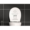 Grandora W772 Wall Sticker Toilet Sticker with German Text "Dein