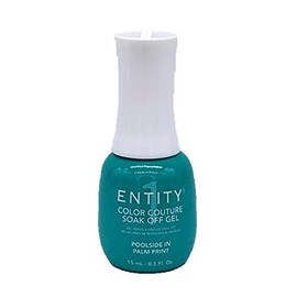 Entity One Color Couture Soak Off Gel Polish - Poolside In Palm Print - 0.5oz / 15ml
