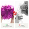 BTYMS Premium Mesh Poufs (65g/pcs) Bath Sponges Shower Loofahs Exfoliating