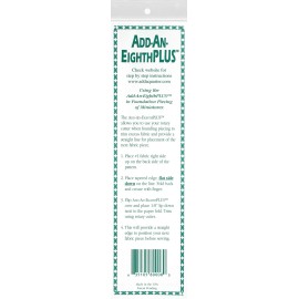 CM Designs Green Ruler for Quilting Rotary Cutting with Seam Allowance 10.75in