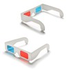 SELECOCO 20pcs 3D Glasses Red Blue Glasses Watching Movie TV