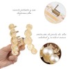 Triko 4 Pinzas para el Cabello Grandes con Perlas, Pinzas