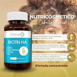 Biosuple Biotina cido Hialurnico Vitaminas 60 Cpsulas Uas Cabello                                                                                     