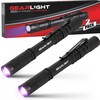 GearLight UV Black Light Flashlight [2 Pack] Compact Flashlights, Portable,