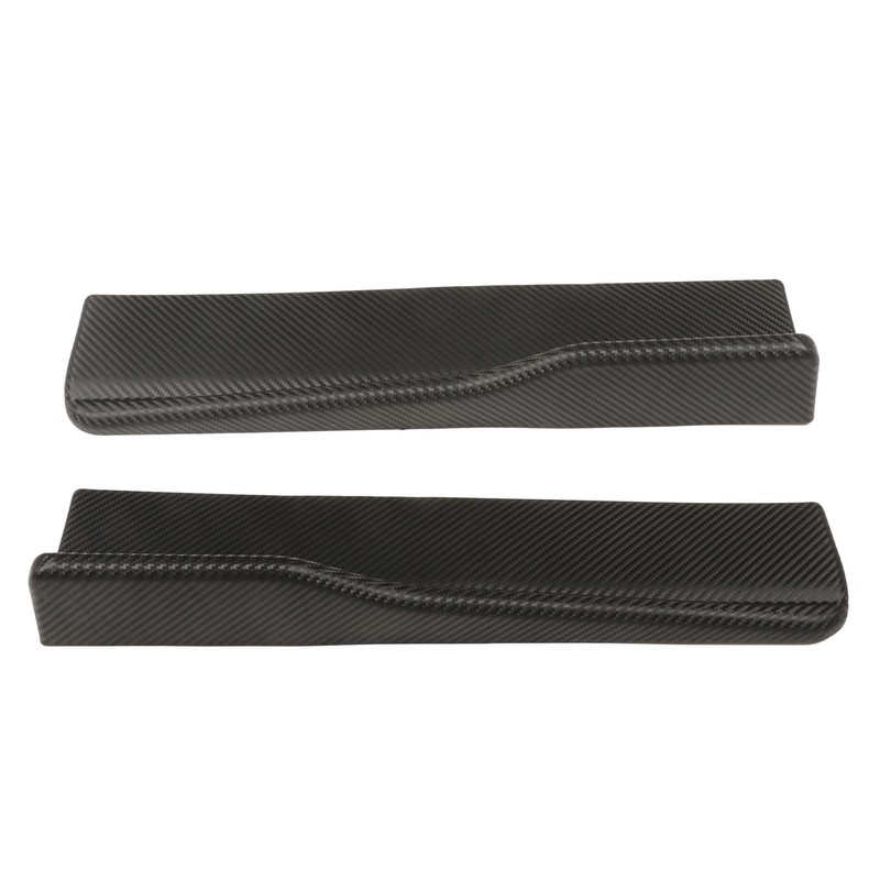 2PCs Rear Side Skirt Winglet Carbon Fiber Style Universal Car