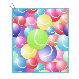 Millie Rose Tennis Golf Towels Microfiber Gym Athletic Yoga Pickleball Colorful