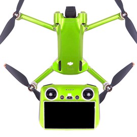 PALUMMA DJI Mini 3 Pro Sticker Decals Skin Set, PVC Drone Film Waterproof Sticker for DJI Mini 3 Pro Drone and Remote Control Anti-Scratch Skin Protection (Green)