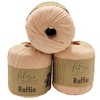120 g Fibra Natura Raffia Yarn, 100% Viscose/Cellulose, Macrame Cord,