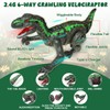 Remote Control Dinosaur for Kids,Robot Dinosaur with Spray & Light