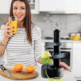 Electric Potato Peeler - Multipurpose Potato Peeler Machine Fruit Peeler Machine | Compact Cucumber Peeler Electric Fruit Peeler for Potatoes Carrots Pears