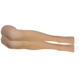 NuVein Surgical Stockings, 18 mmHg Support for Embolic Recovery, Medical Unisex Fit, Thigh High, Open Toe, Beige, Large