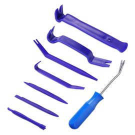 SJDOFU Car Disassembly Tools, 8 Piece Trim Wedges Set, Trim Wedges Interior Trim Door Trim for Removal, Car Door, Radio Door Trim Clips (Blue)