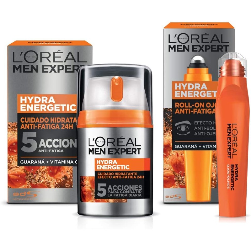 L'Oreal Paris Roll On Crema para Ojos, Men Expert, 10