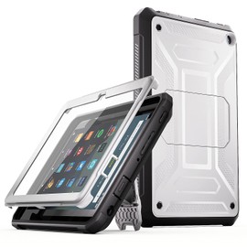 TrendGate Tablet Case for 8 Inch Tablets - Lightweight Armour Series Full Body Robust Hands Free Display Stand with Screen Protector - Grey