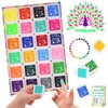 DazSpirit 24 Colours Ink Pads Set, Fingerprint Ink Pads for