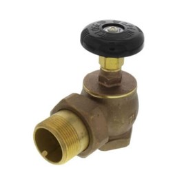 Steam Radiator Valve, Air Vent Temperature Control, 1-1/4" FIP x Male Union, Brass
