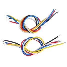 Demeras Guitar Circuit Wire, 10 Pcs 19 cm Guitar Inner Connecting Circuit Wire, Guitar Circuit Hookup Wire Cable for Electric Bass Guitar,electric guitar accessories