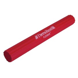 THERABAND FlexBar, Tennis Elbow Therapy Bar, Relieve Tendonitis Pain & Improve Grip Strength, Resistance Bar for Golfers Elbow & Tendinitis, Red, Light, Beginner