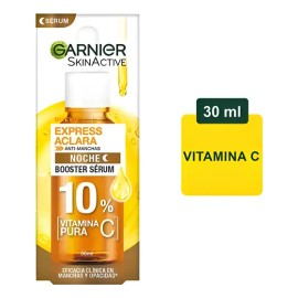 Sérum Facial De Noche Garnier Skin Active Express Aclara Vit